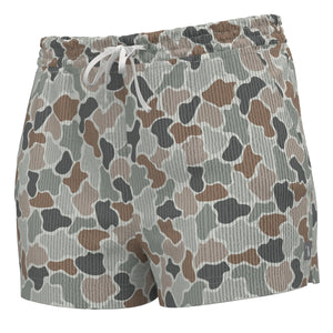 LOCAL GIRL Women's Shorts FOREST CAMO FLORA / XS Local Girl Women's Revive Shorts L5160006