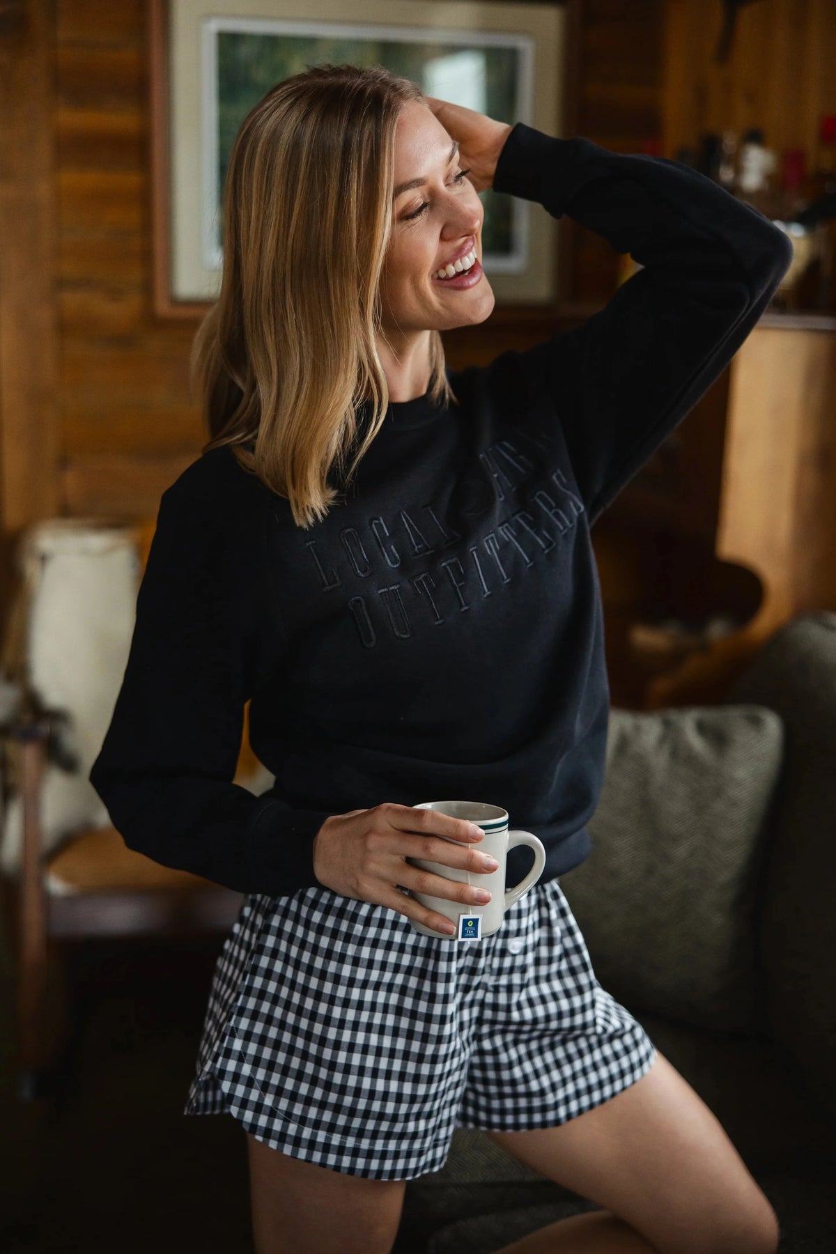 LOCAL GIRL Women's Shorts Local Girl Boxer Shorts || David's Clothing