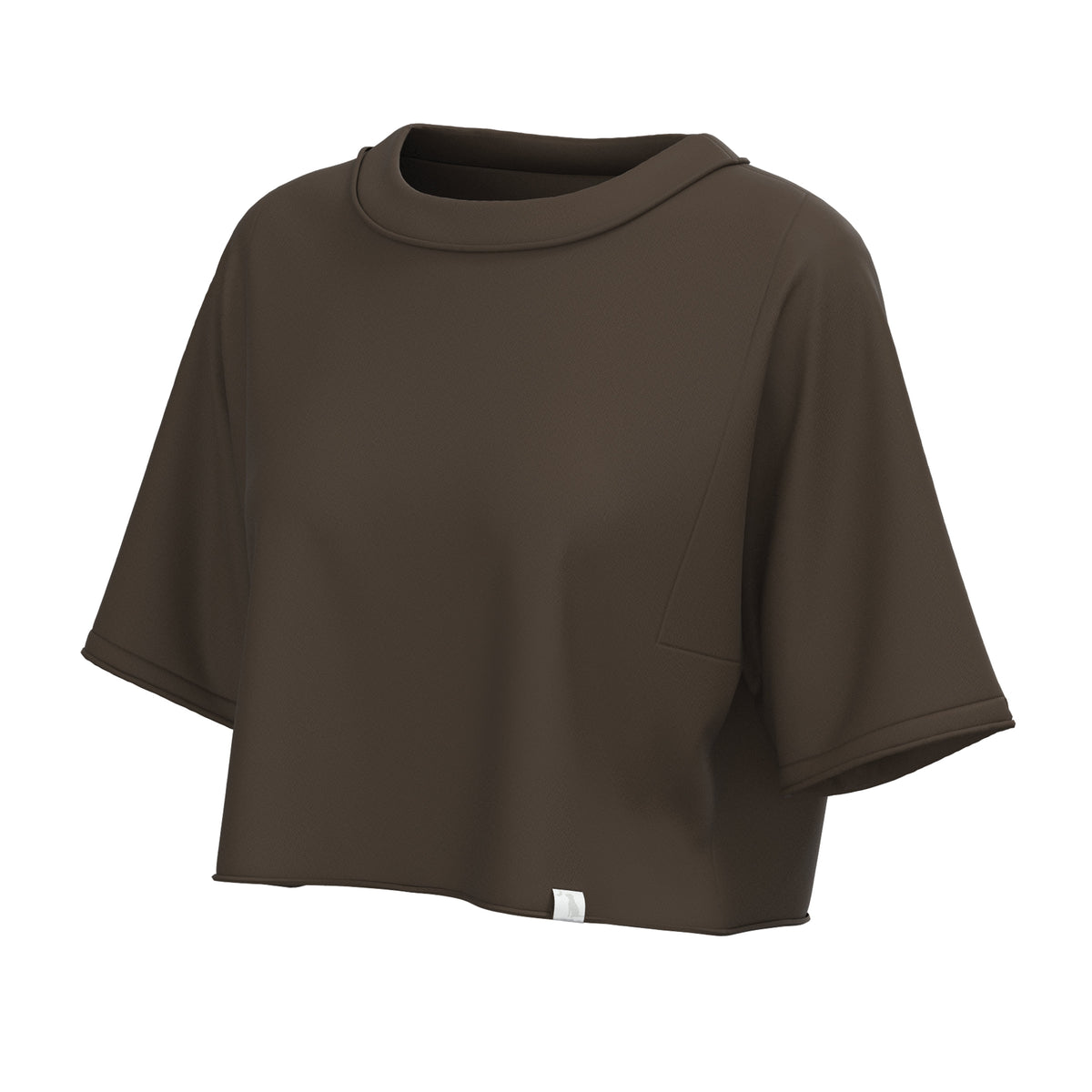 LOCAL GIRL Women's Tee ESPRESSO / XS Local Girl Boxy Crop T-Shirt L5110000E