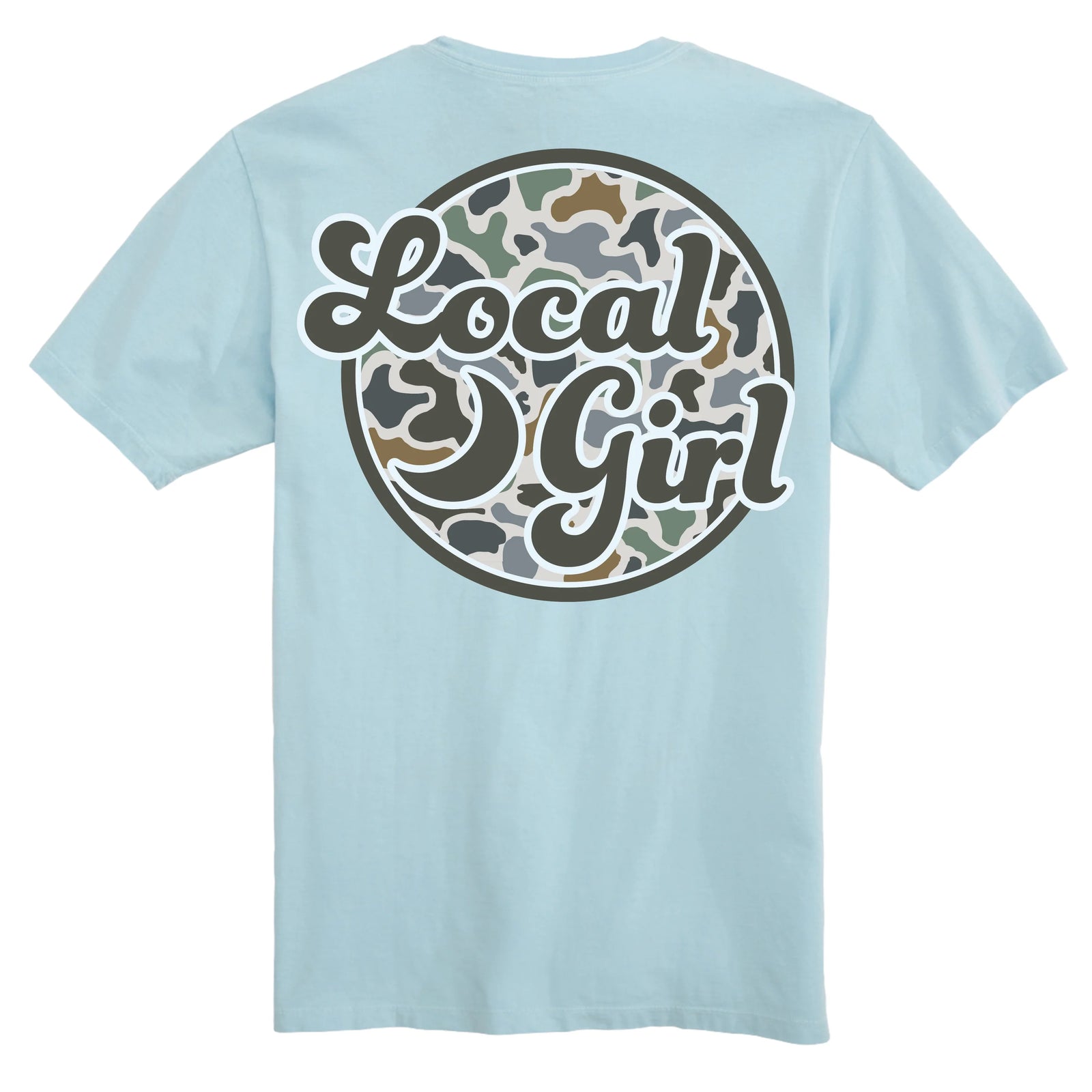 LOCAL GIRL Women's Tee Local Girl Camo Patch LCF Bluff SS Tee
