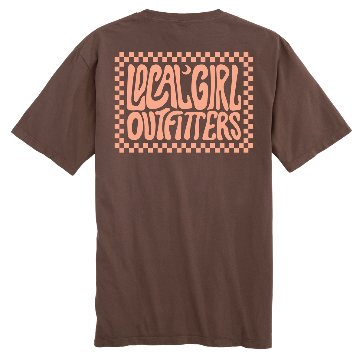LOCAL GIRL Women's Tee Local Girl Checkered Charm T-Shirt