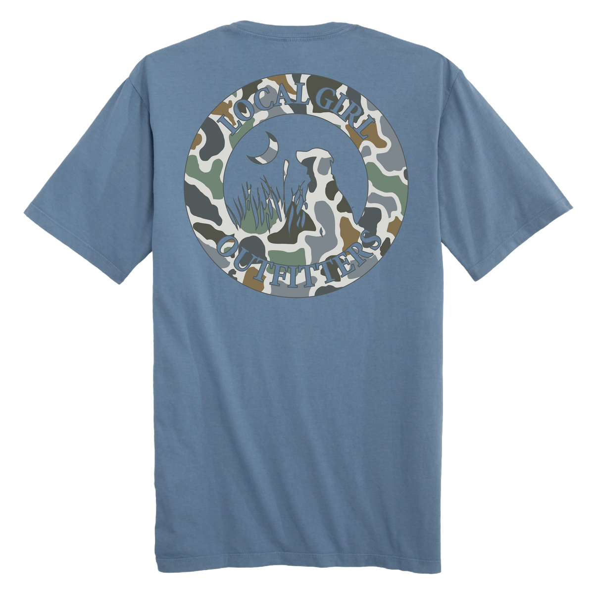 LOCAL GIRL Women's Tee Local Girl Original Localflage Bluff T-Shirt