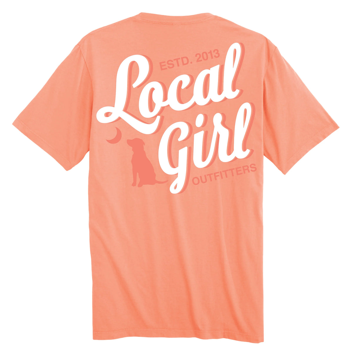 LOCAL GIRL Women's Tee Local Girl Stacked Script SS Tee