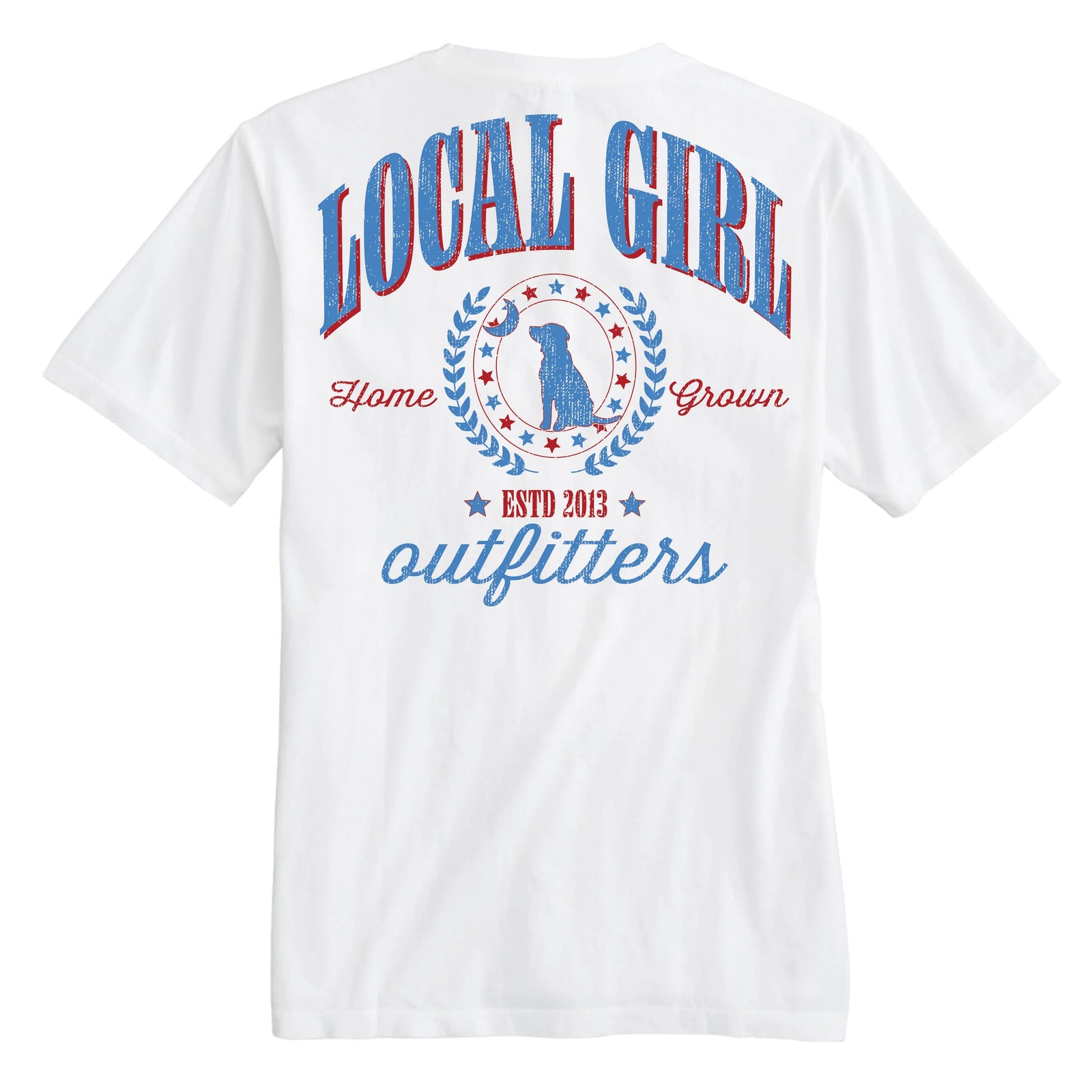 LOCAL GIRL Women's Top Local Girl Vintage USA SS Tee