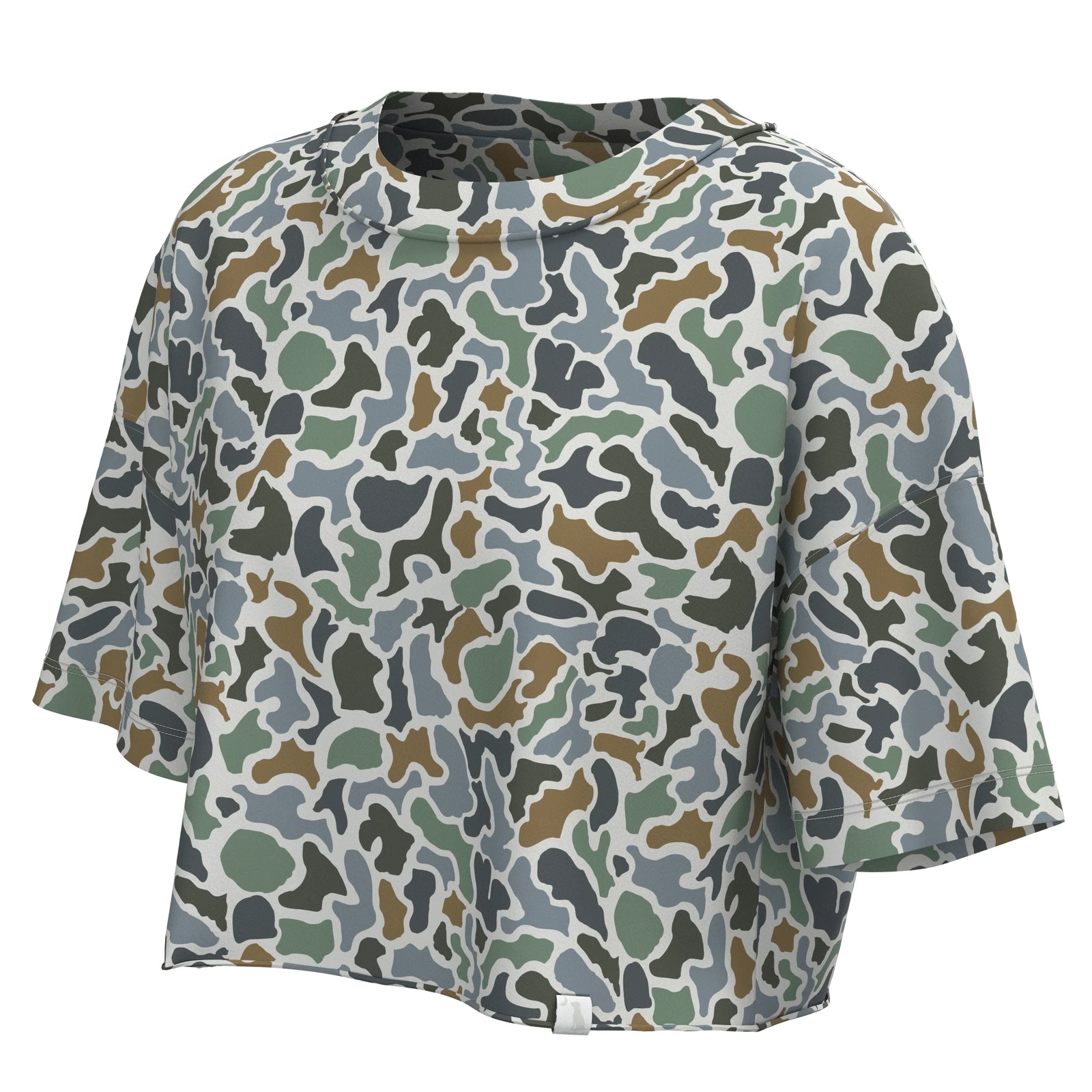 LOCAL GIRL Women's Top FC SALTWATER / XS Local Girl Boxy Crop Tee L5110000FCW