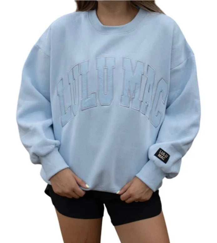LU LU MAC Women's Sweatshirt BLUE / XS Lulu Mac Mono Sweatshirt MONO-2225