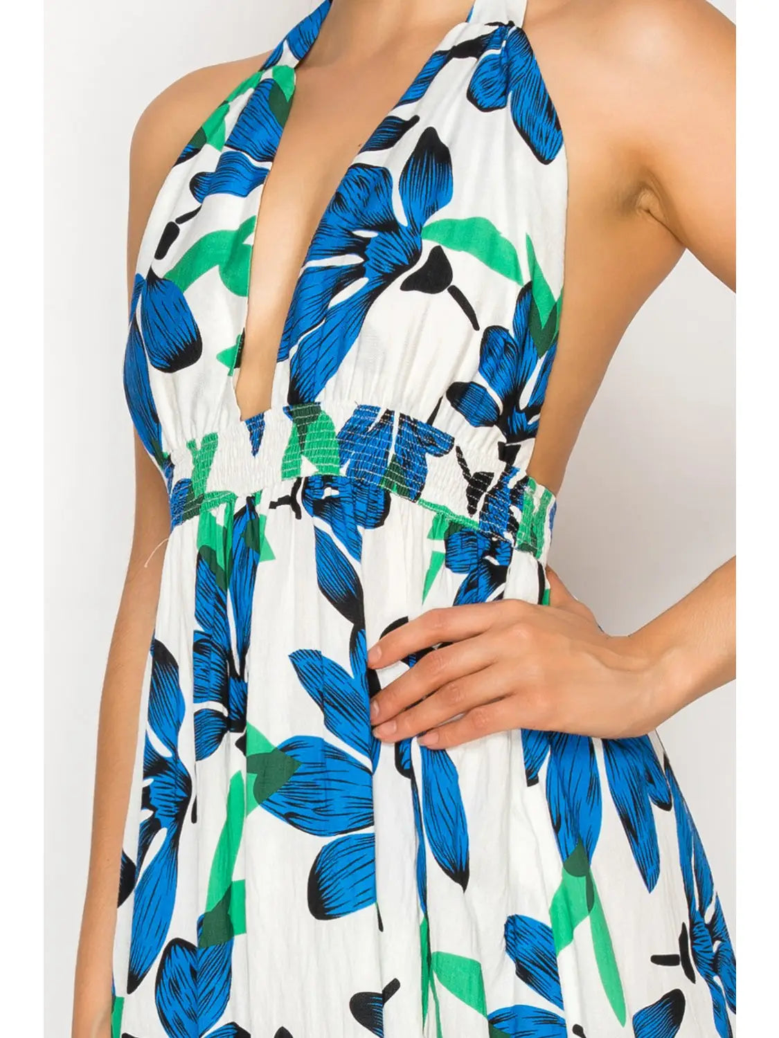 MEET ME IN SANTORINI Women's Dresses Ocean Lily Maxi Dress