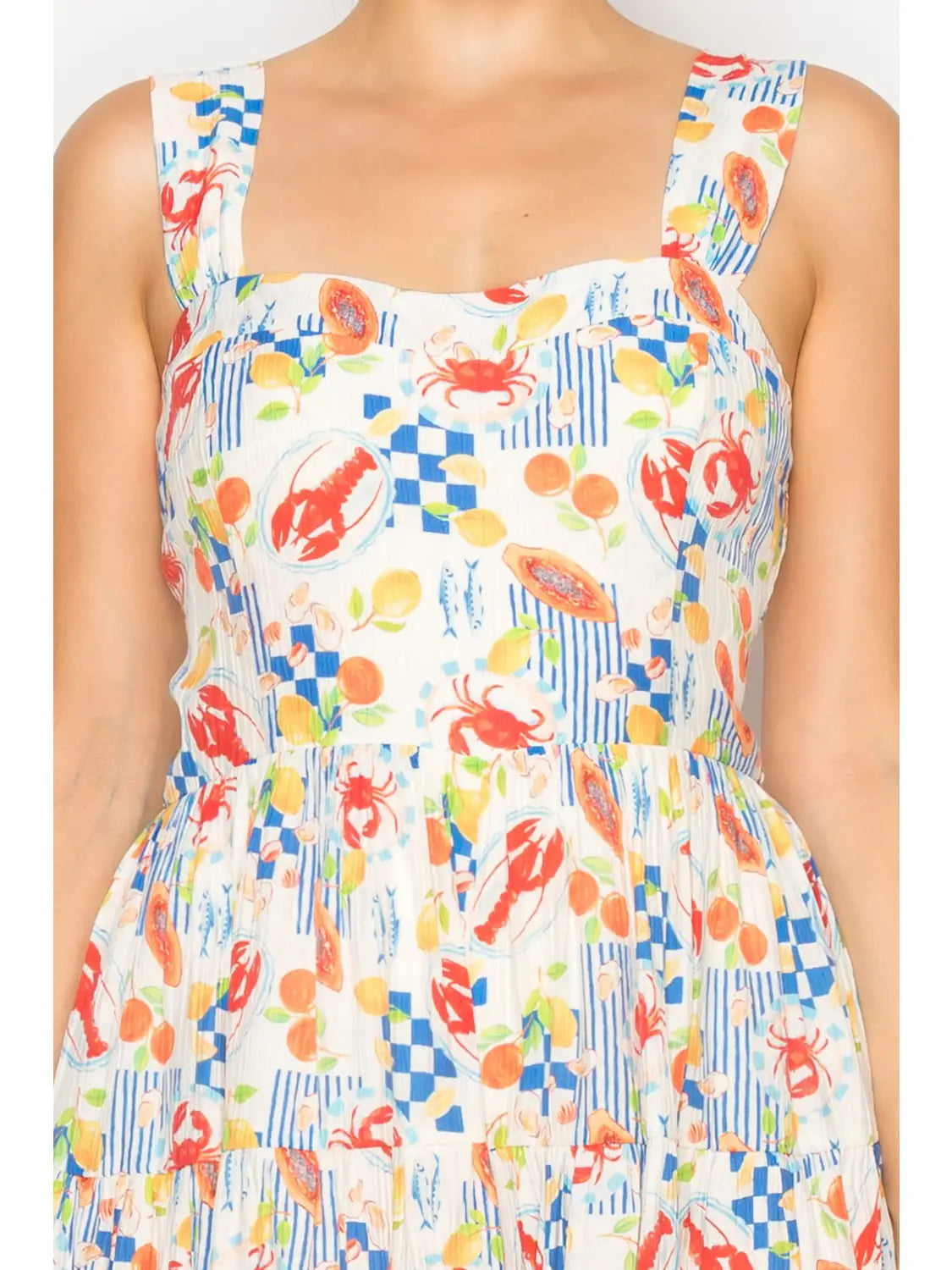 MEET ME IN SANTORINI Women's Romper Mykonos Market Romper