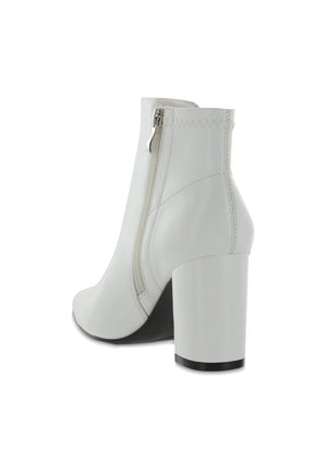 MIA SHOES Women's Shoes Mia Shoes Carla Boot - White || David's Clothing
