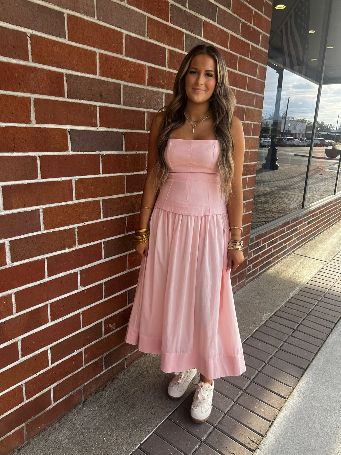 MUSTARD SEED Women's Dresses Corset Lined Strapless Dress