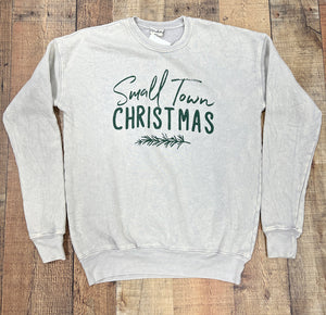 Oat Collective Women's Sweaters Small Town Christmas Mineral Graphic Sweatshirt || David's Clothing