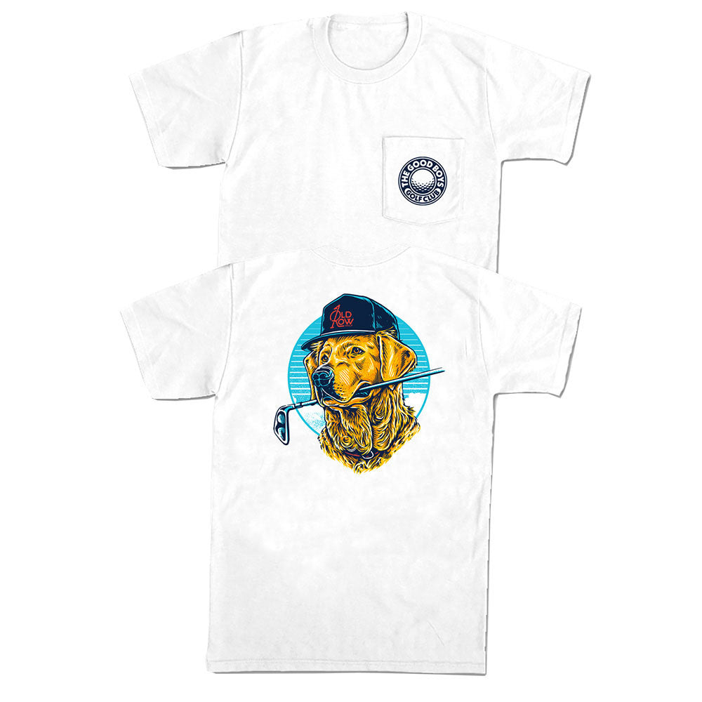 OLD ROW Men's Tees Old Row Good Boys Club Golf USA T-Shirt - White