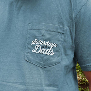 OLD ROW Men's Tees Saturdays Are For The Dads Grill Graphic Pocket Tee