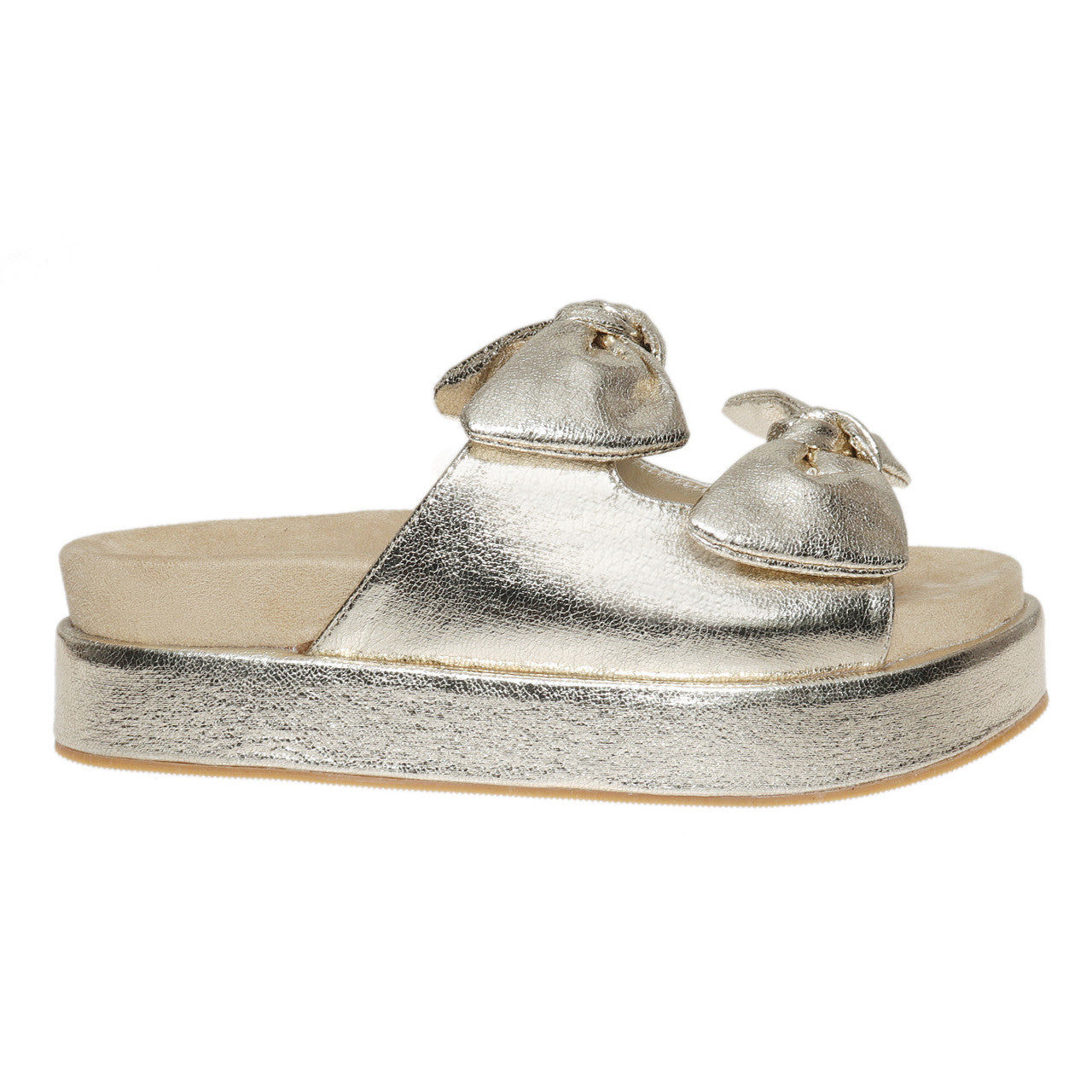 OLEM Women's Shoes GOLD / 5.5 Mind-1 Bow Sandal 22147207