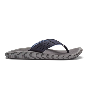 OLUKAI Men's Sandals BLUE DEPTH/CHAR / 8 Olukai Ulele Men’s Beach Sandals || David's Clothing 10435TF26