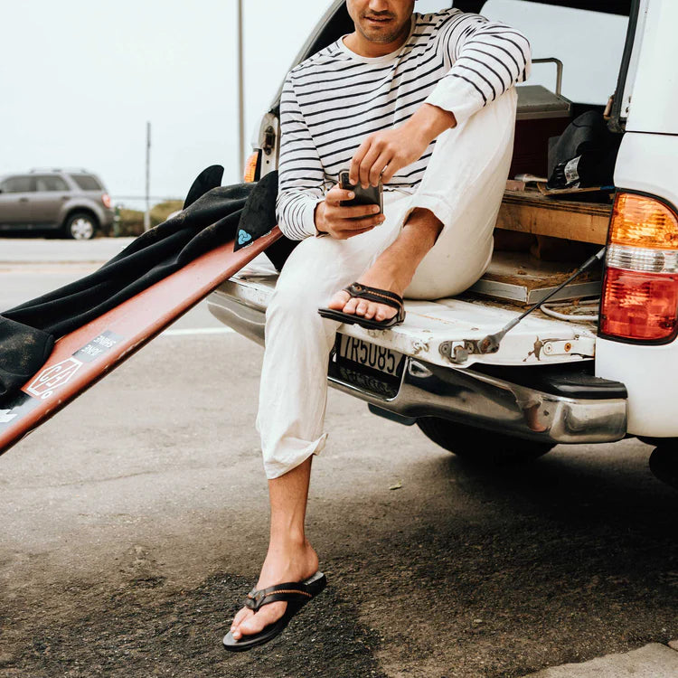 OLUKAI Men's Sandals Olukia Men's Leather Sandals Mea Ola || David's Clothing