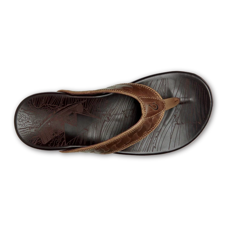 OLUKAI Mens Shoes Olukai Hikianalia Men’s Beach Sandals || David's Clothing