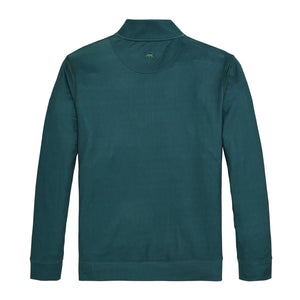 ONWARD RESERVE Men's Pullovers Onward Reserve Cay Printed Performance 1/4 Zip - Mallard Green