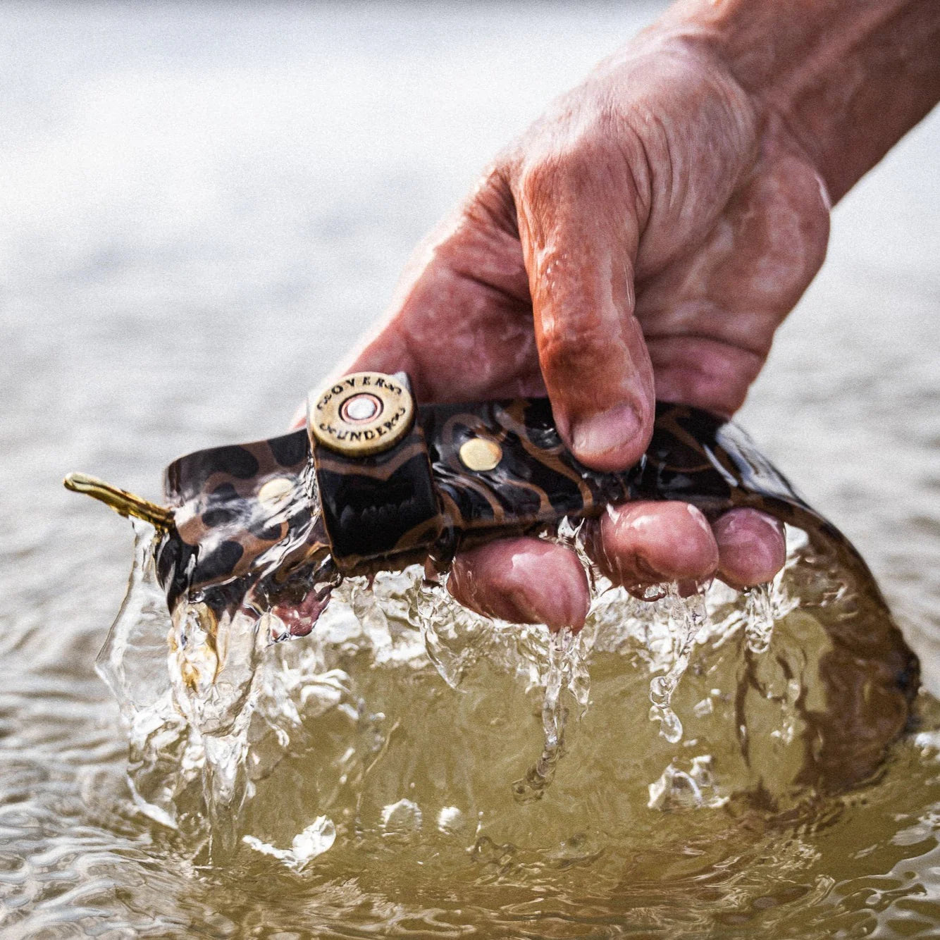 OVER UNDER CLOTHING Men's Belts Over Under Waterproof Single Shot Belt Duck Camo