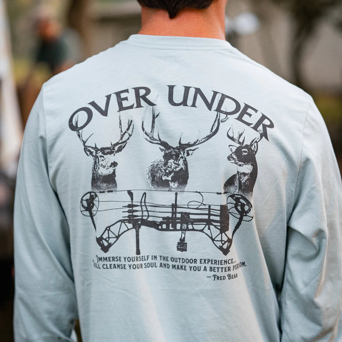 OVER UNDER CLOTHING Men's Tees Over Under L/S Immerse Yourself T-Shirt Bay