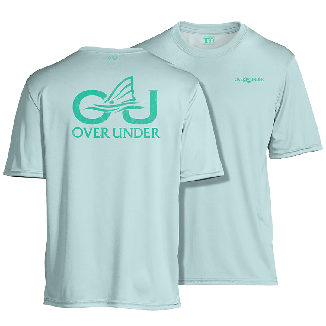 OVER UNDER CLOTHING Men's Tees Over Under S/S Tidal Tech O/U Redfish || David's Clothing