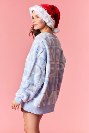 PEACH LOVE Women's Sweaters Merry 3d Yarn Pullover Sweater