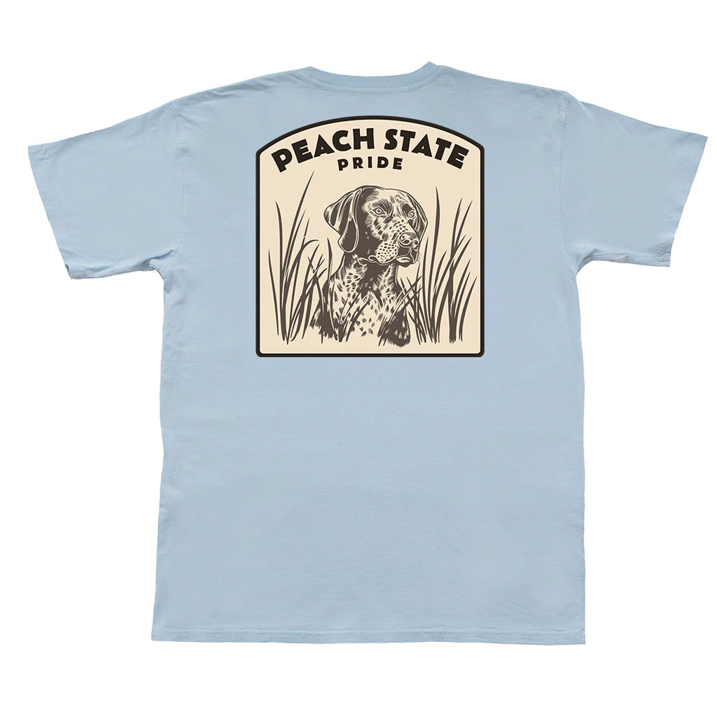 PEACH STATE PRIDE Men's Tees Peach State Pride The Pointer Patch Short Sleeve Pocket Tee