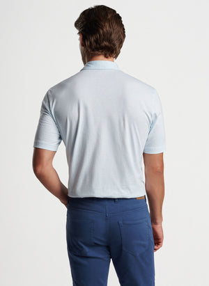 PETER MILLAR Men's Polo Peter Millar Crown Comfort Cotton Polo Range Stripe || David's Clothing