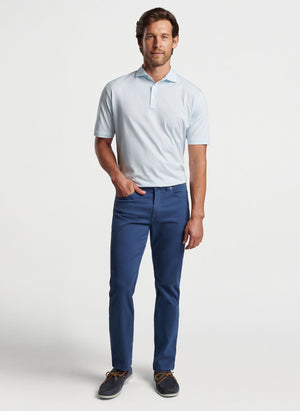 PETER MILLAR Men's Polo Peter Millar Crown Comfort Cotton Polo Range Stripe || David's Clothing