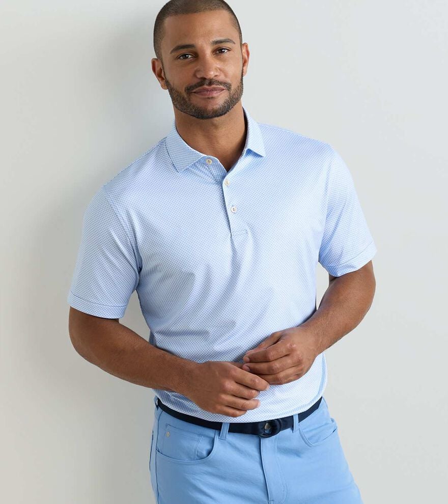 PETER MILLAR Men's Polo Peter Millar Medina Performance Jersey Polo