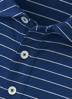 PETER MILLAR Men's Polo Peter Millar Rover Stripe Crown Comfort Cotton Polo