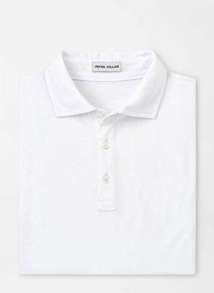 PETER MILLAR Men's Polo WHITE / M Peter Millar Crown Comfort Cotton Polo || David's Clothing MS24K50W