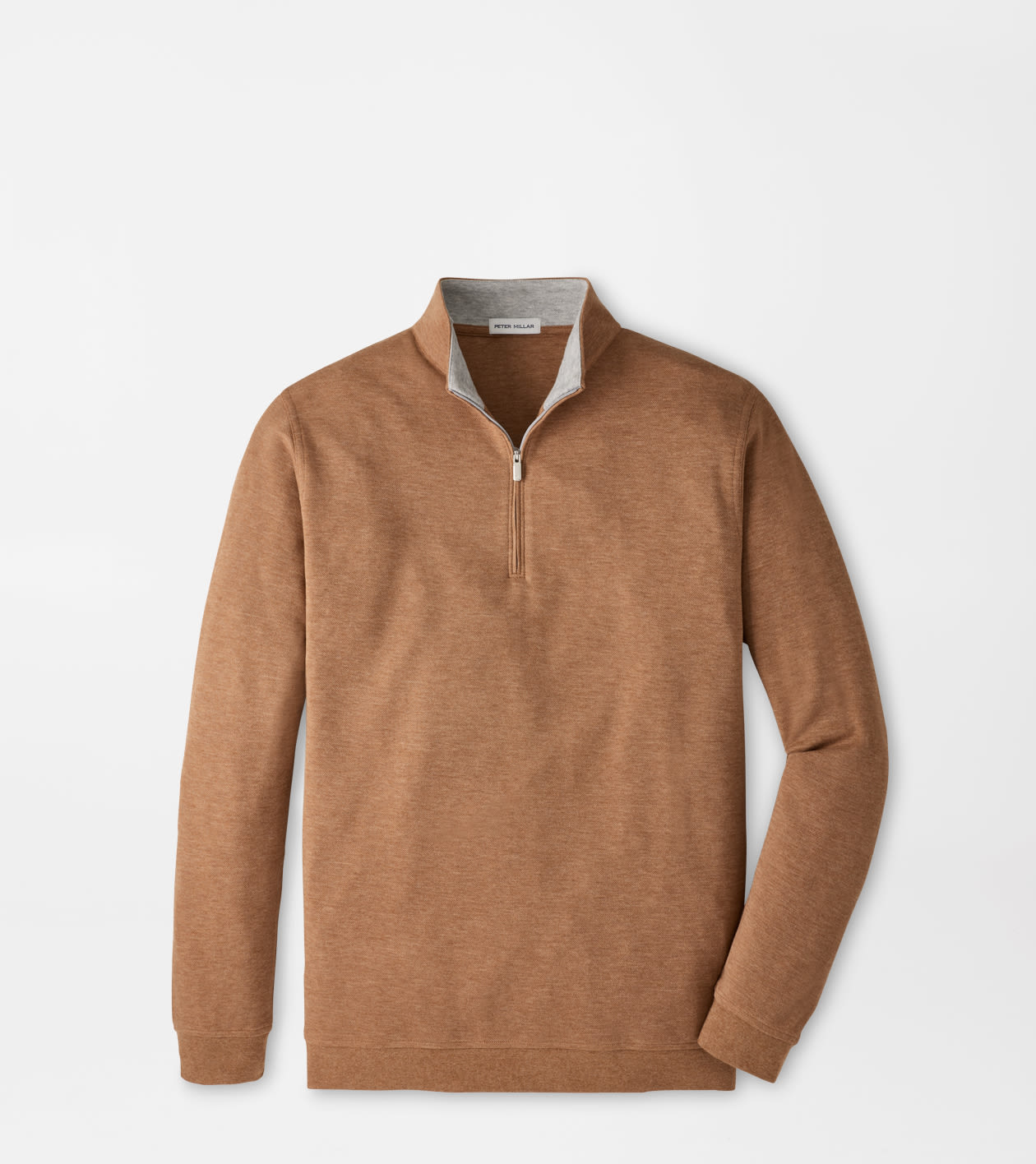 PETER MILLAR Men's Pullovers DARK AMBER / S Peter Millar Crown Comfort Quarter-Zip Pullover MF26K49