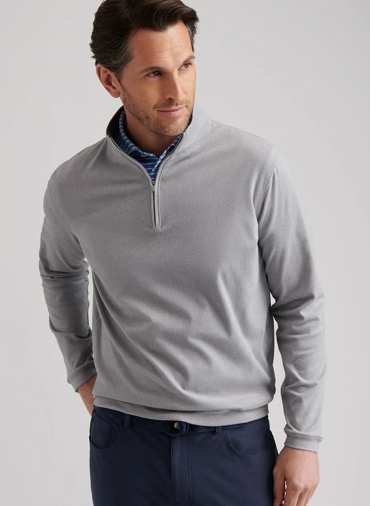 PETER MILLAR Men's Pullovers Peter Millar Ardent Air Performance Quarter-Zip