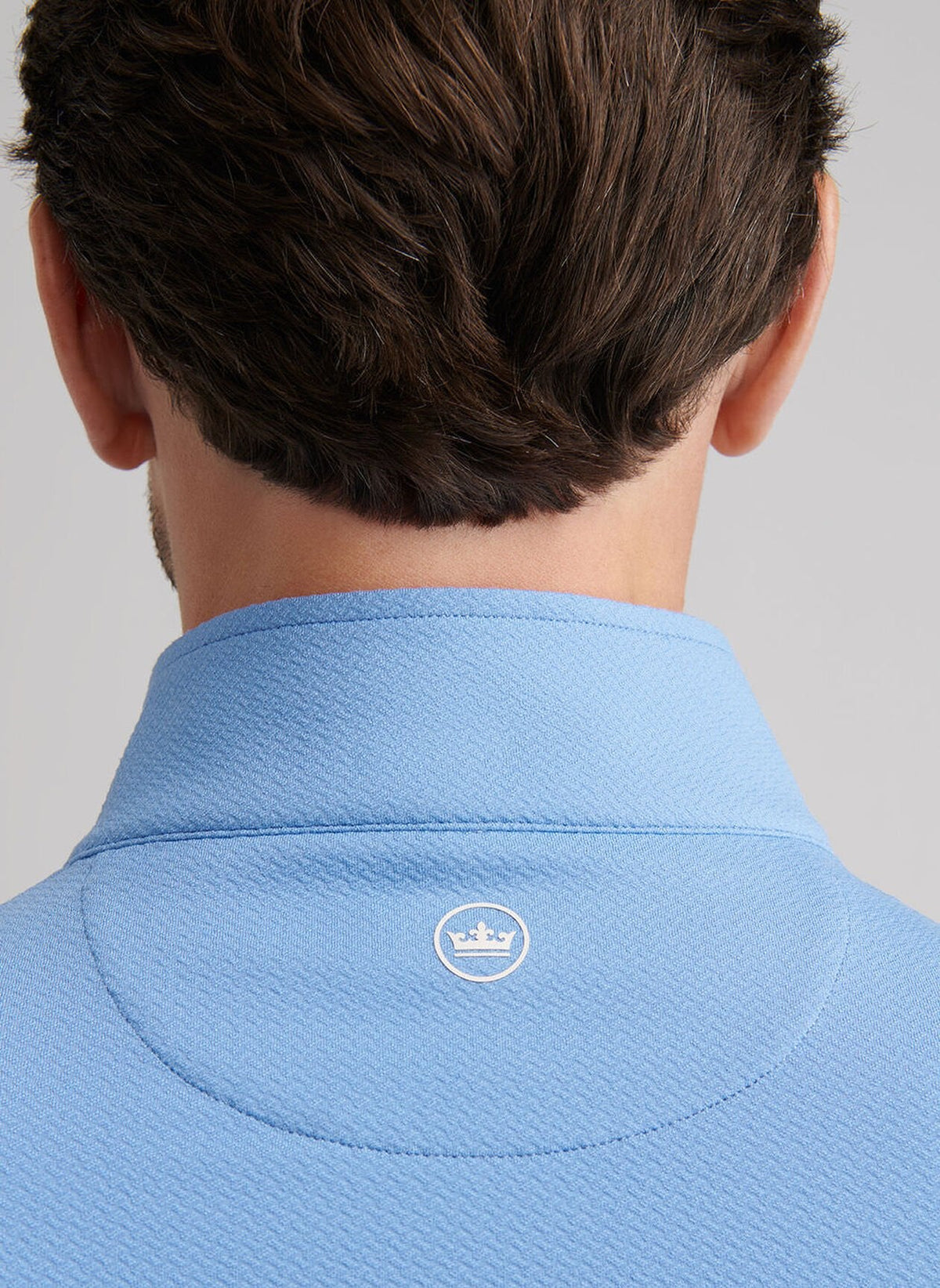 PETER MILLAR Men's Pullovers Peter Millar Perth Cross-Hatch Performance Quarter-Zip || David's Clothing