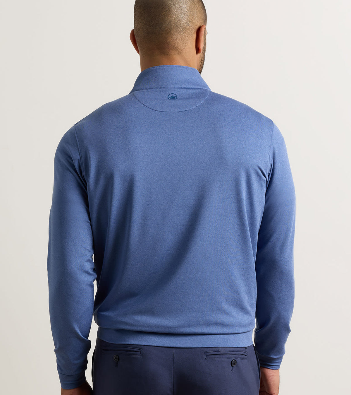 PETER MILLAR Men's Pullovers Peter Millar Perth Mélange Performance Quarter-Zip