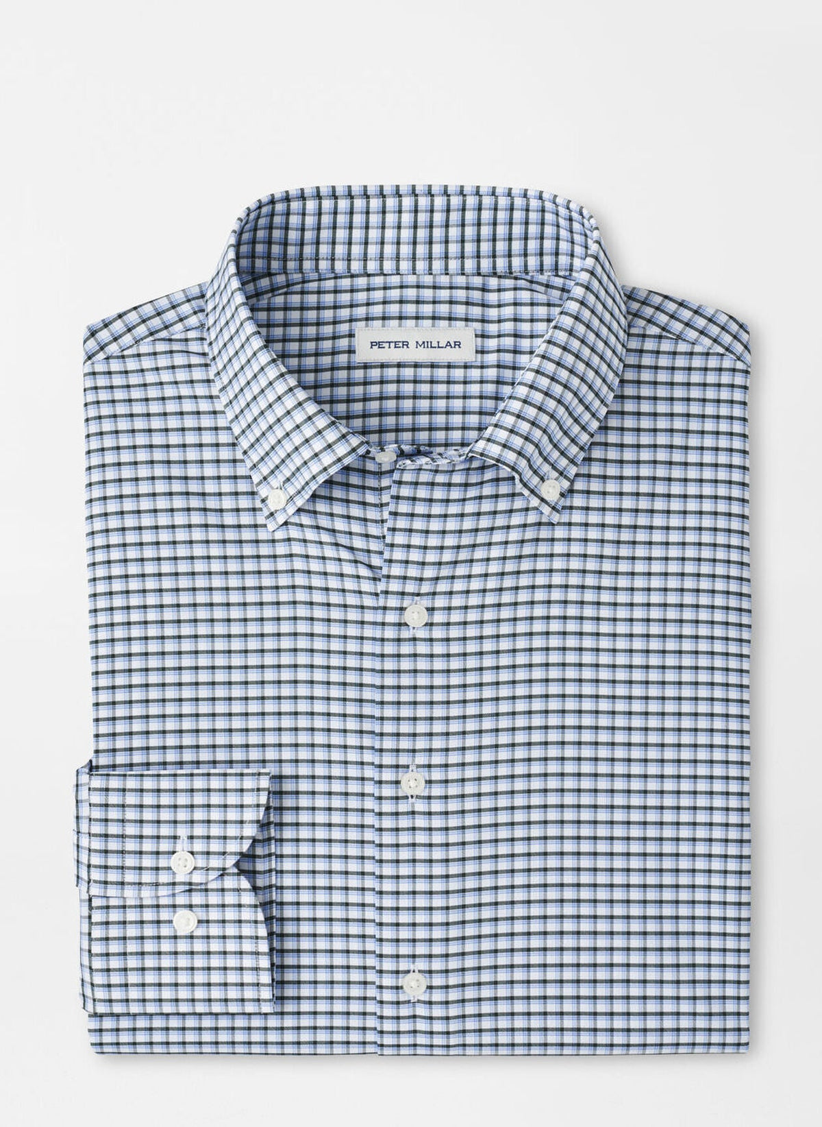 PETER MILLAR Men's Sport Shirt Peter Millar Cashiers Performance Twill Sport Shirt