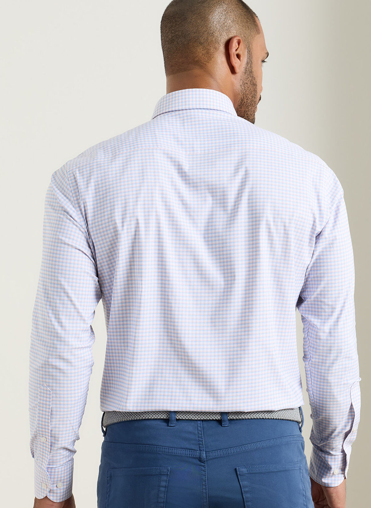 PETER MILLAR Men's Sport Shirt Peter Millar Gregory Performance Twill Sport Shirt