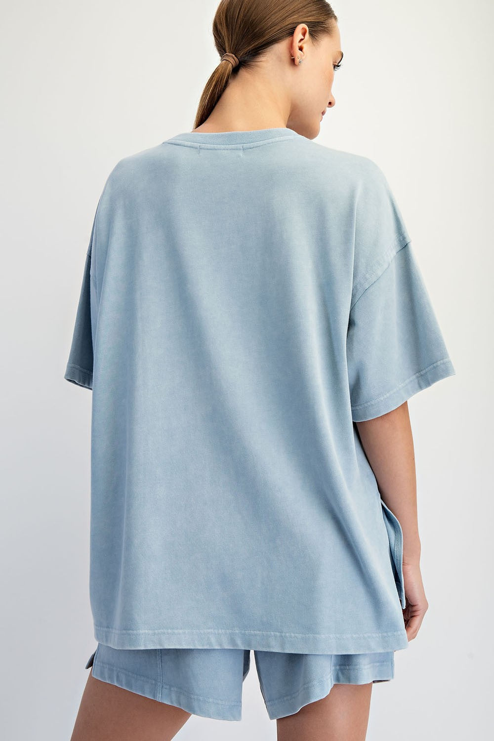 RAE MODE Mineral Washed Side Slit Short Set