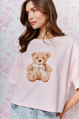 RARERAW Women's Tee Teddy Bear Graphic T-shirt