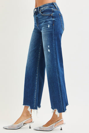 Risen Jeans Women's Jeans Risen Jeans High Rise Crop Wide Leg Jeans