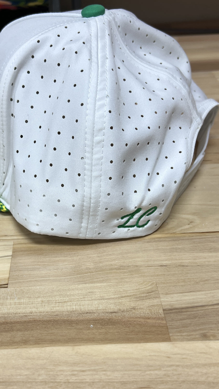 RIVERBED THREADS Men's Hats WHT/GRN/YL Riverbed Thread Local Golf 5 Panel Performance M152B