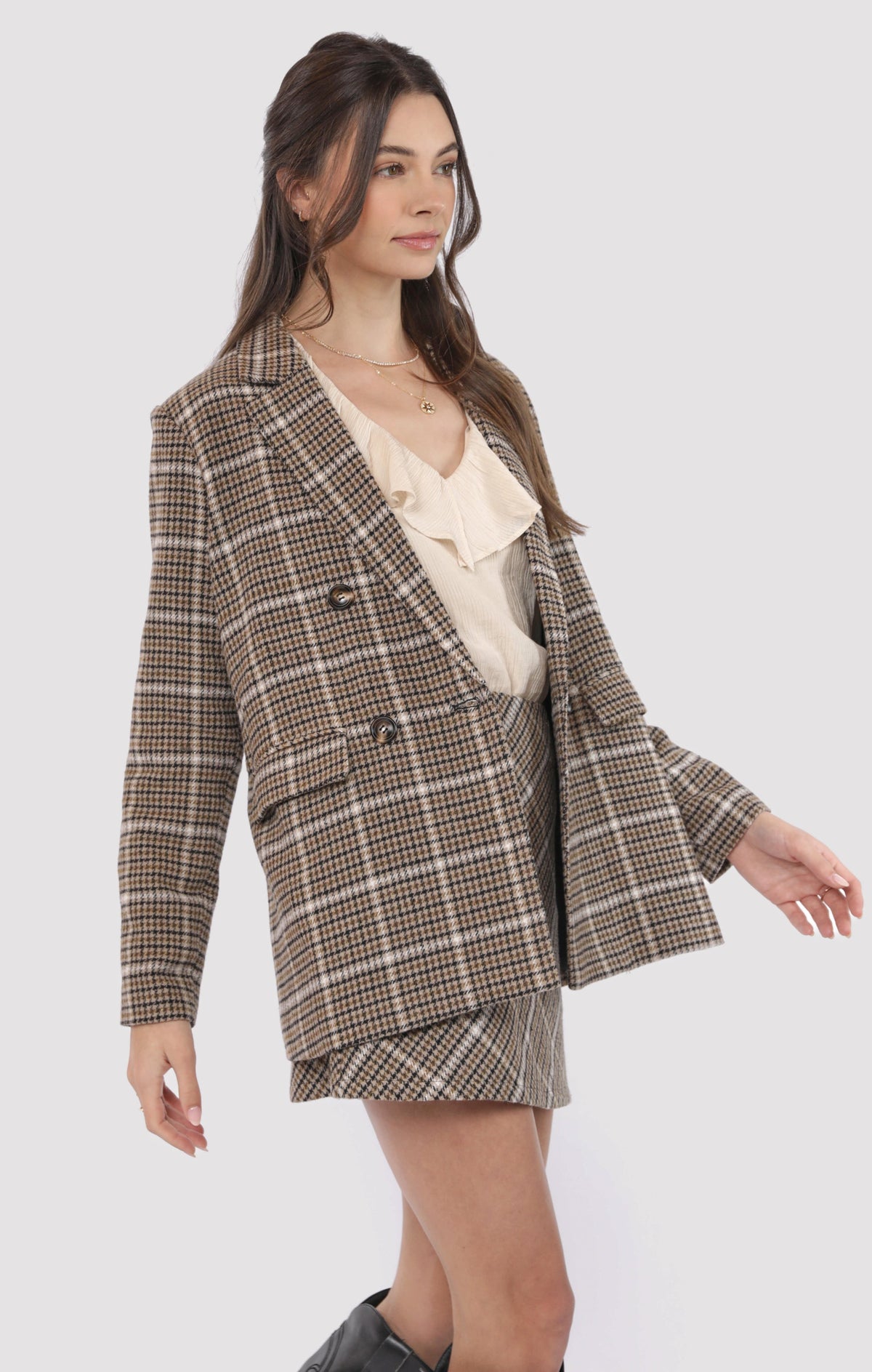 SADIE AND SAGE Women Jackets Sadie and Sage Gossip Girl Double Breasted Blazer