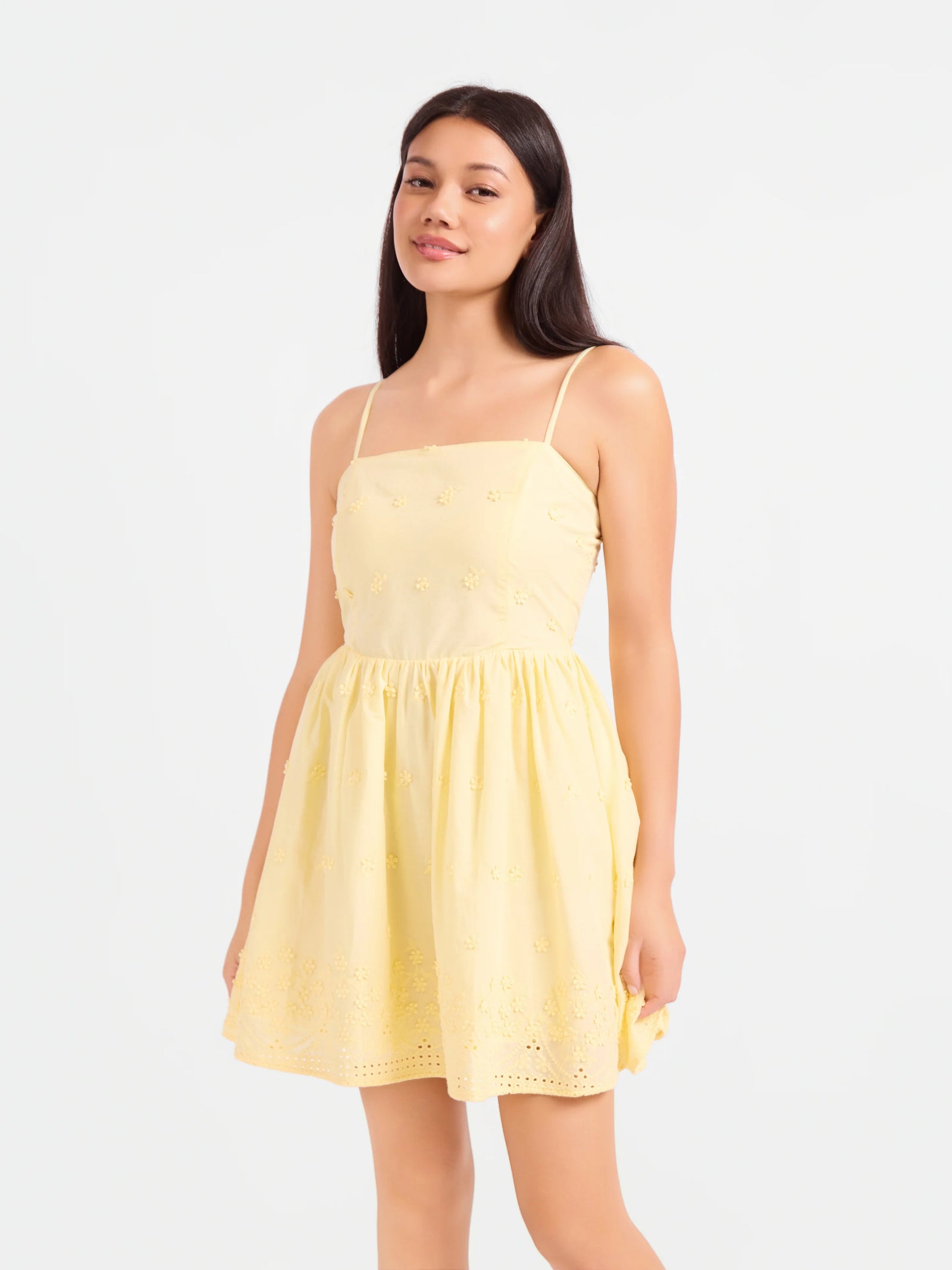 SADIE AND SAGE Women's Dresses Beachglass Embroidered Mini Dress