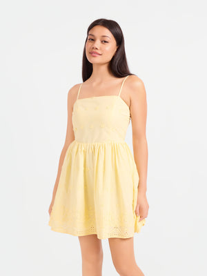 SADIE AND SAGE Women's Dresses Beachglass Embroidered Mini Dress