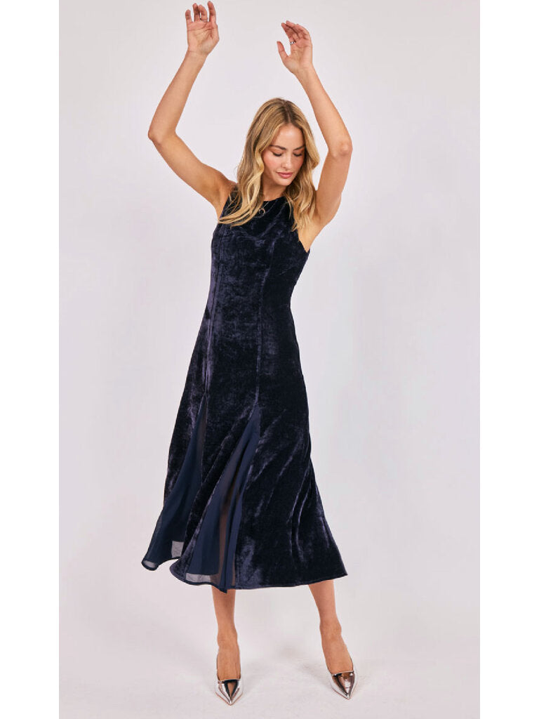 Sadie and Sage Midnight Velvet Dress Sadie and Sage Midnight Velvet Dress