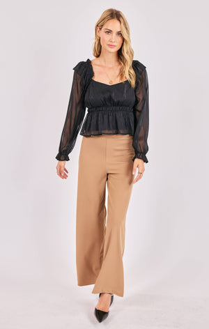 SADIE AND SAGE Women's Pants Sadie and Sage Astrid Super Stretch Pull on Straight Pants