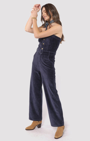 SADIE AND SAGE Women's Pants Sadie and Sage Morrison Strapless Belted Jumpsuit