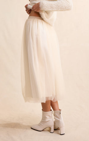SADIE AND SAGE Women's Skirts Sadie and Sage Invitation Tulle Midi Skirt