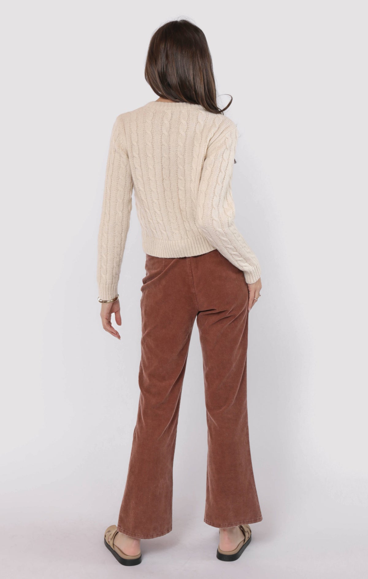 SADIE AND SAGE Women's Sweaters Sadie and Sage Lulu Embroidered Daisy Sweater